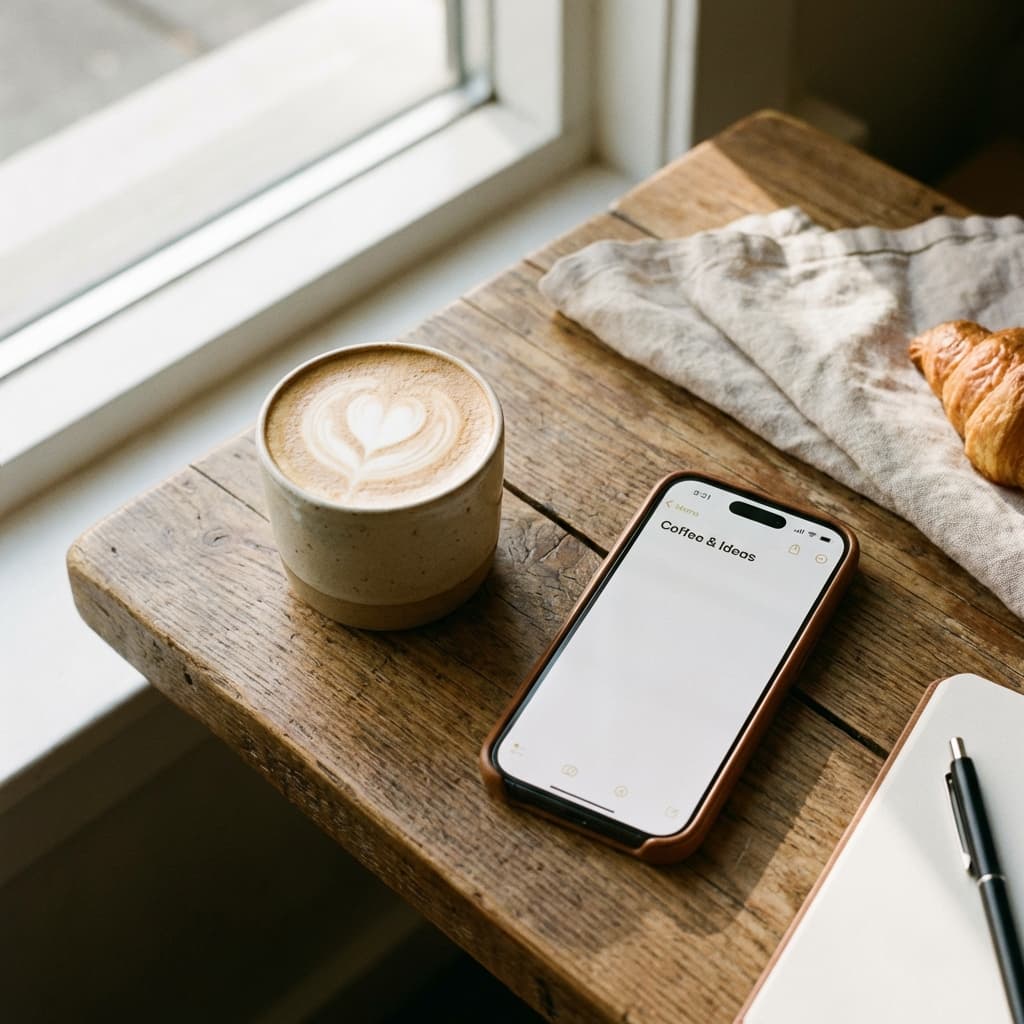 思いついた時に、一言メモするだけ。